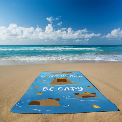 Don't worry be Capy - Handtuch & Strandtuch