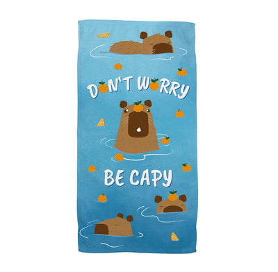 Don't worry be Capy - Handtuch & Strandtuch