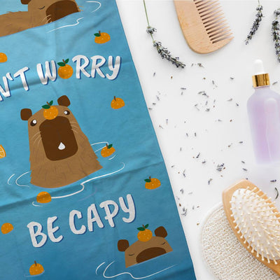 Don't worry be Capy - Handtuch & Strandtuch