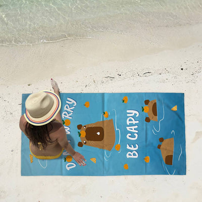 Don't worry be Capy - Handtuch & Strandtuch