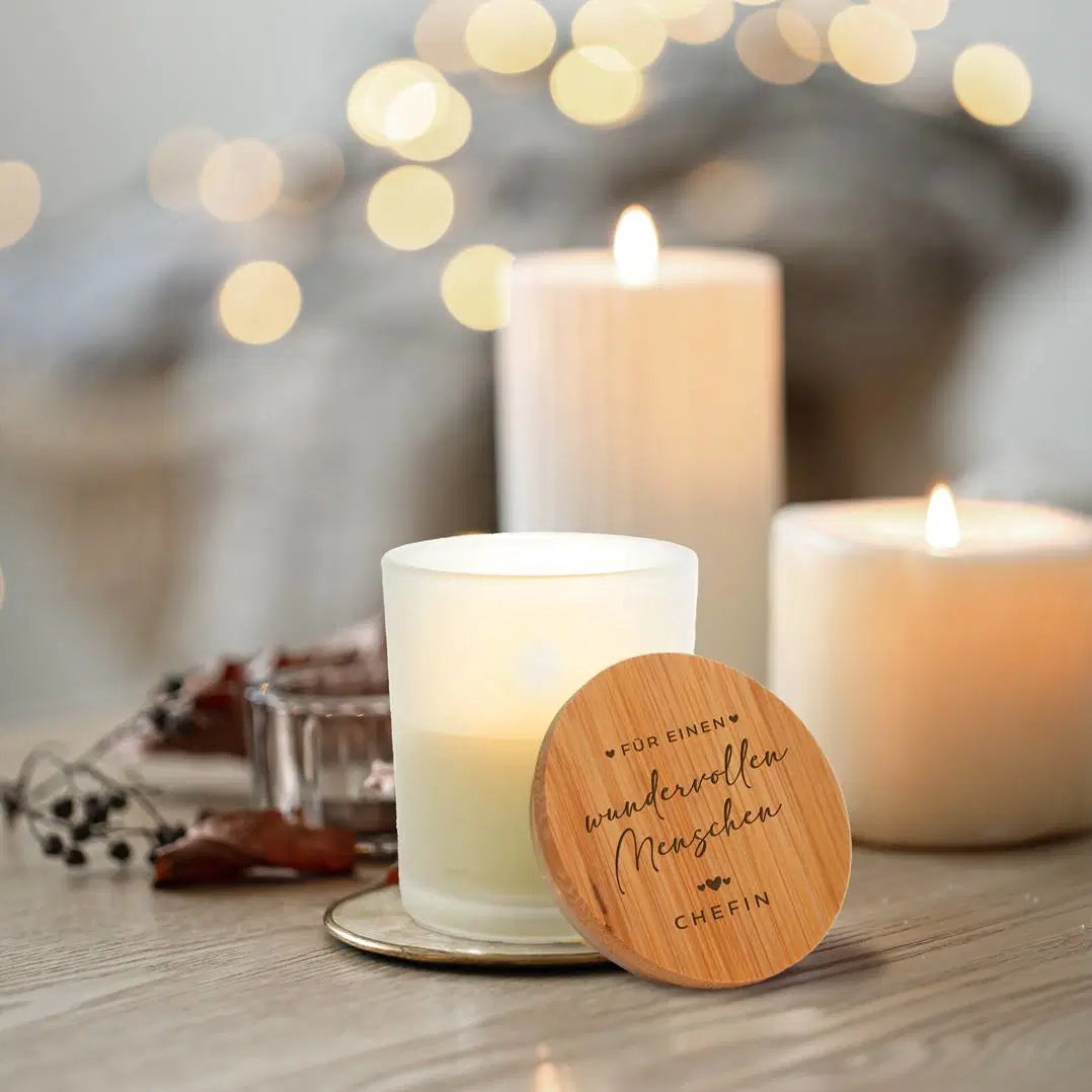 Duftkerze - Für einen wundervollen Menschen - Chefin