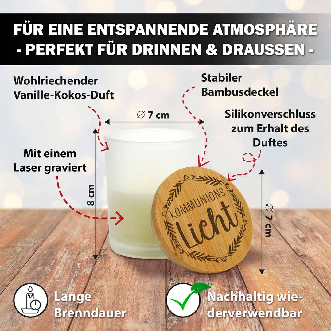 Duftkerze - Kommunionslicht