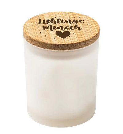 Bild: Duftkerze - Lieblingsmensch mit Herz Geschenkidee