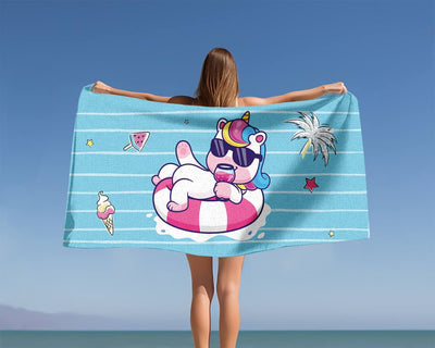 Einhorn - Handtuch & Strandtuch