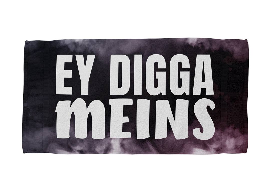 Ey Digga Meins - Handtuch & Strandtuch