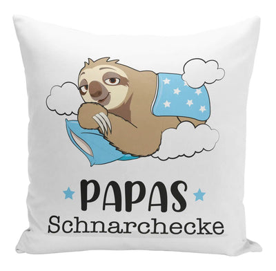 Bild: Kissen - Faultier Papas Schnarchecke V2 Geschenkidee