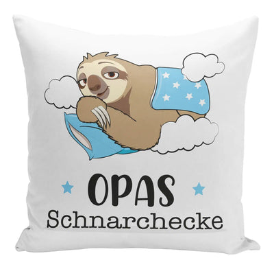Bild: Faultier Kissen - Opas Schnarchecke V2 Geschenkidee