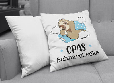Bild: Faultier Kissen - Opas Schnarchecke V2 Geschenkidee