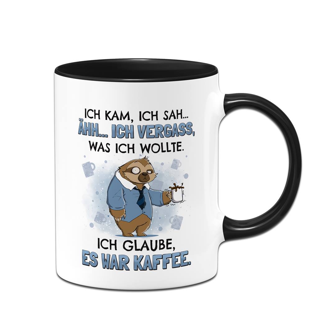 Tasse - Ich vergaß, was ich wollte. Ich glaube, es war Kaffee. - Ratzfatz das Faultier