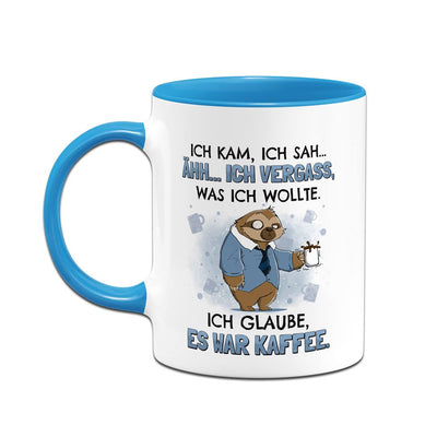 Tasse - Ich vergaß, was ich wollte. Ich glaube, es war Kaffee. - Ratzfatz das Faultier
