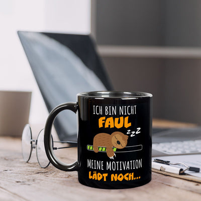Faultier Tasse - Ich bin nicht faul. Meine Motivation lädt noch - BL