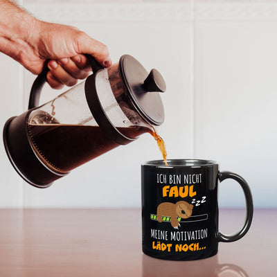 Faultier Tasse - Ich bin nicht faul. Meine Motivation lädt noch - BL