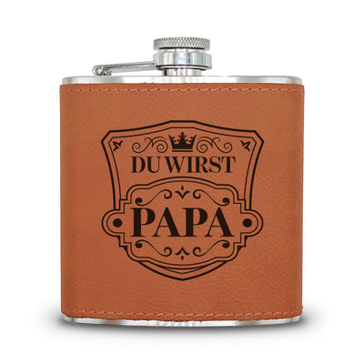 Flachmann Geschenkset - Du wirst Papa