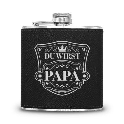 Flachmann Geschenkset - Du wirst Papa