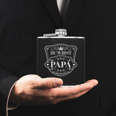 Flachmann Geschenkset - Du wirst Papa
