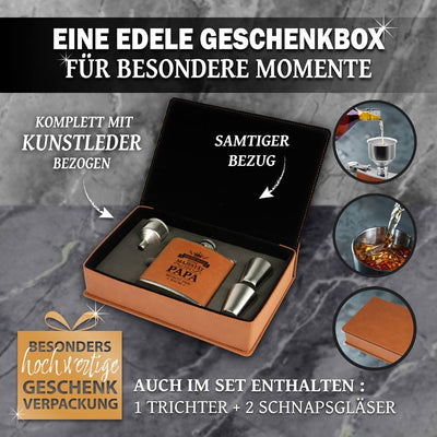Flachmann Geschenkset - Erhebt euch, Papa betritt den Raum