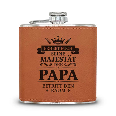 Flachmann Geschenkset - Erhebt euch, Papa betritt den Raum