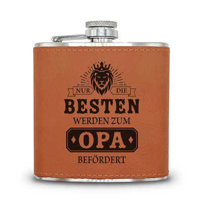 Flachmann Geschenkset - Nur die Besten werden zum Opa befördert