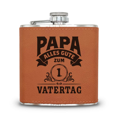 Flachmann Geschenkset - Papa Alles Gute zum 1. Vatertag