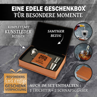Flachmann Geschenkset - Papa Alles Gute zum 1. Vatertag