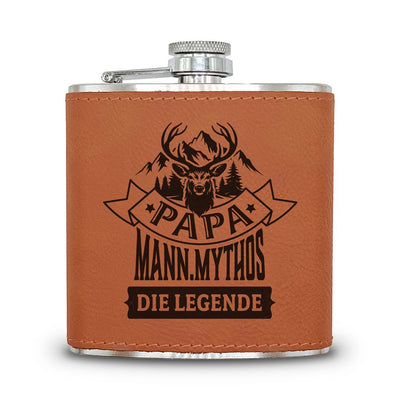 Flachmann Geschenkset - Papa - Mann.Mythos Die Legende