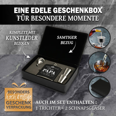 Flachmann Geschenkset - Bester Papa der Welt