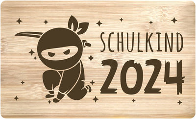 Frühstücksbrettchen - Schulkind 2024 (Ninja)