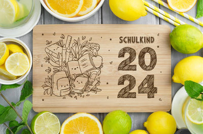 Frühstücksbrettchen - Schulkind 2024 - V2