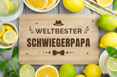 Frühstücksbrettchen - Weltbester Schwiegerpapa