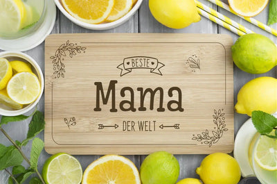 Bild: Frühstücksbrettchen - Beste Mama der Welt Geschenkidee