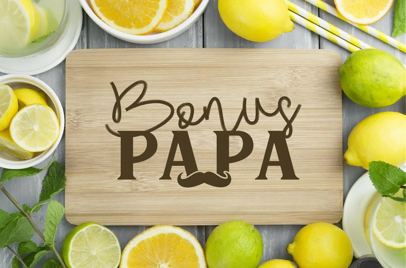 Bild: Frühstücksbrettchen - Bonus Papa Geschenkidee