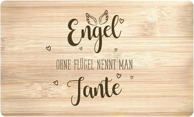 Bild: Frühstücksbrettchen - Engel ohne Flügel nennt man Tante Geschenkidee