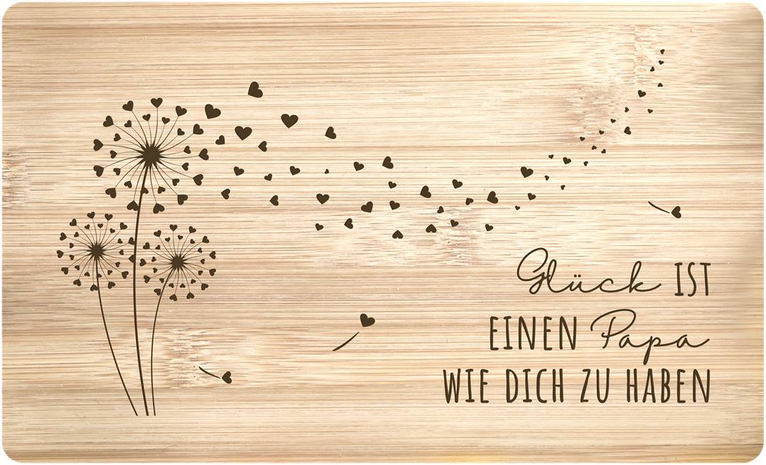 Frühstücksbrettchen - Glück ist einen Papa wie Dich zu haben