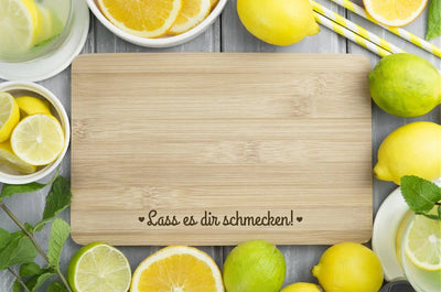 Bild: Frühstücksbrettchen - Lass es dir schmecken! Geschenkidee