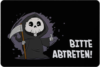 Fußmatte - Bitte abtreten! (Sensenmann)