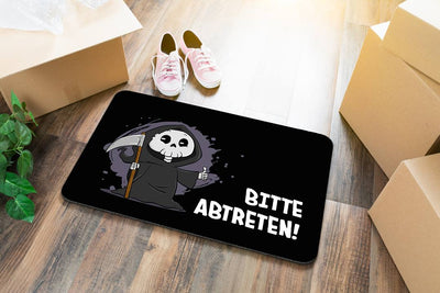 Fußmatte - Bitte abtreten! (Sensenmann)