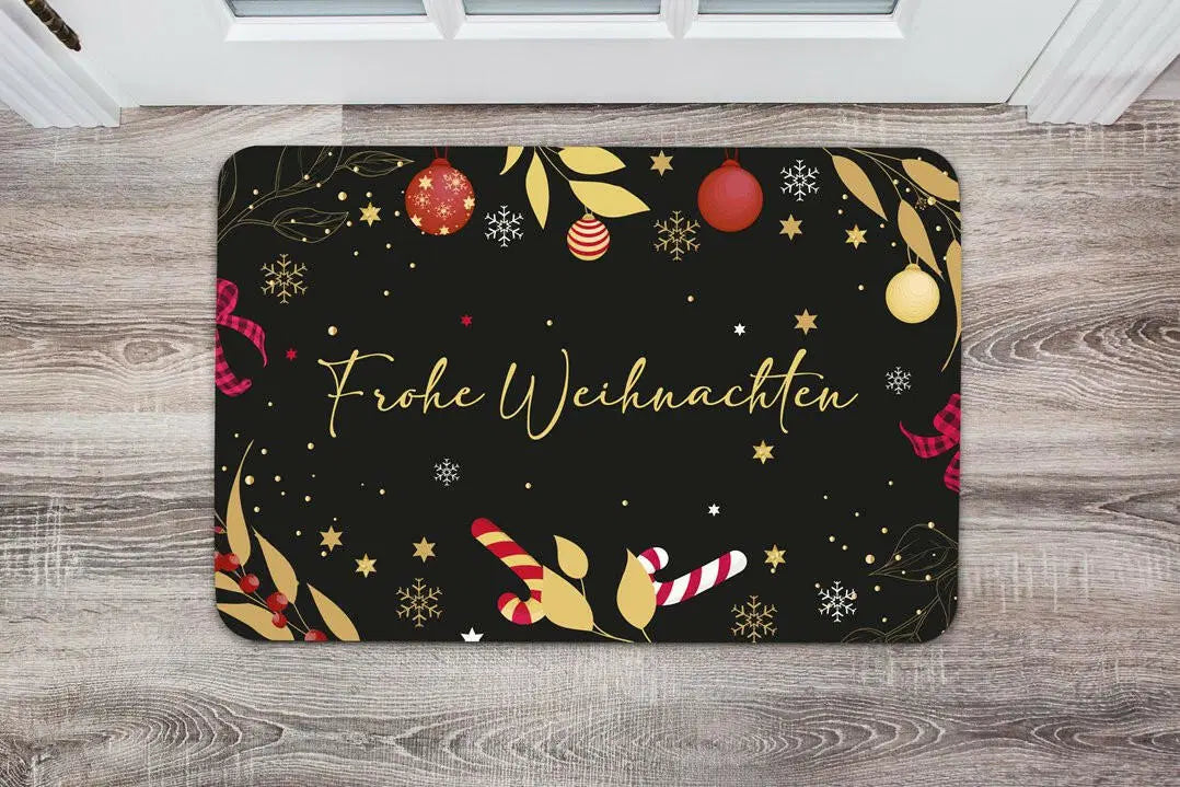 Bild: Fußmatte - Frohe Weihnachten Geschenkidee