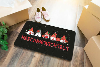 Bild: Fußmatte - Hereingewichtelt Geschenkidee