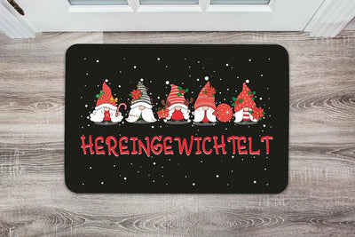 Bild: Fußmatte - Hereingewichtelt Geschenkidee