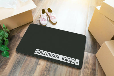 Bild: Fußmatte - Griass God Geschenkidee