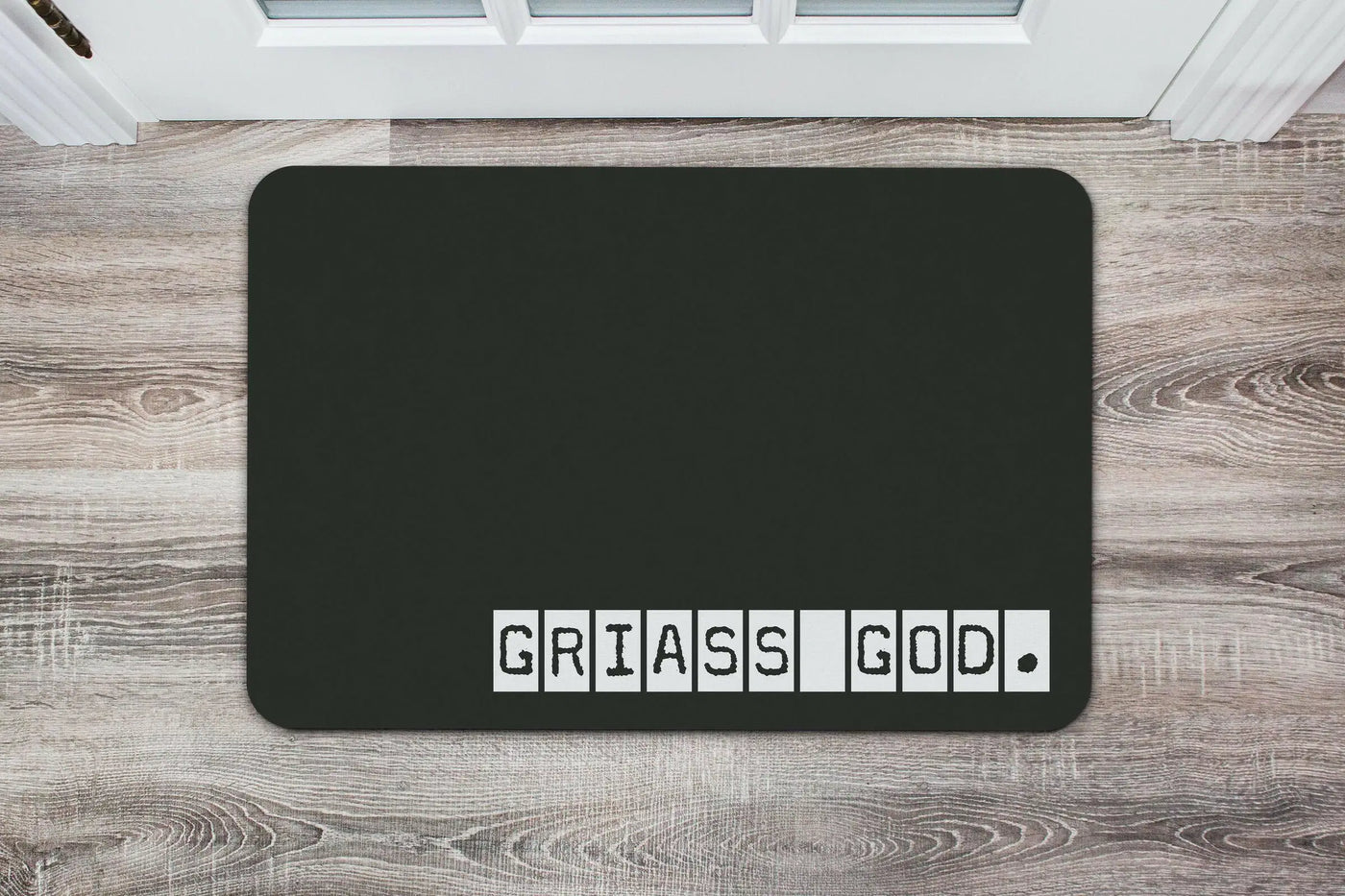 Bild: Fußmatte - Griass God Geschenkidee