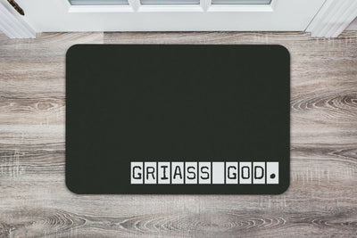 Bild: Fußmatte - Griass God Geschenkidee