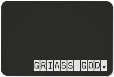 Bild: Fußmatte - Griass God Geschenkidee
