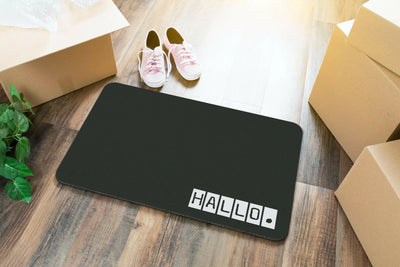 Bild: Fußmatte - Hallo Geschenkidee
