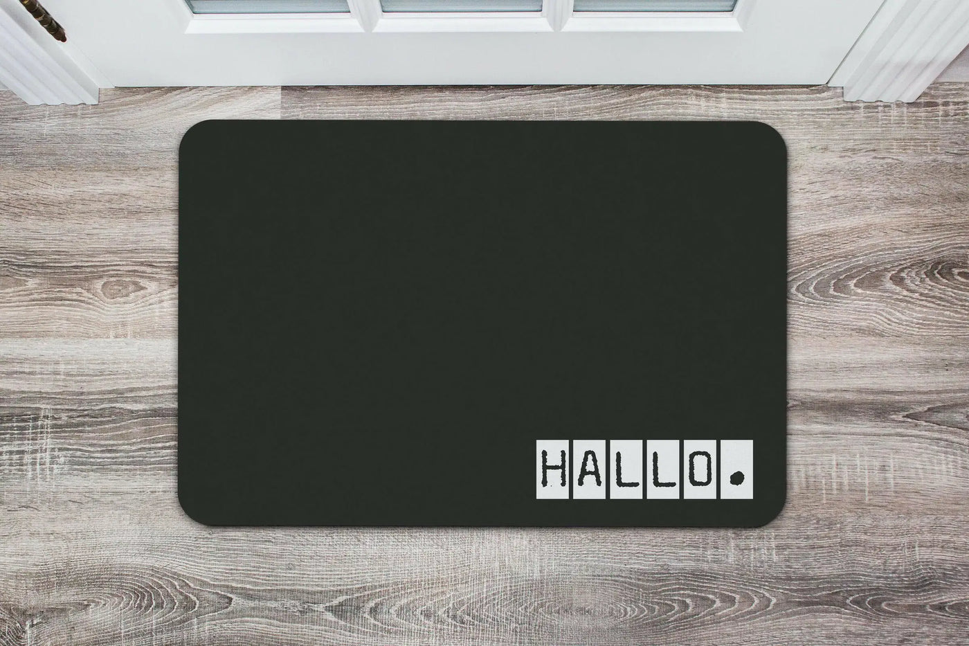 Bild: Fußmatte - Hallo Geschenkidee