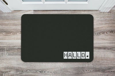 Bild: Fußmatte - Hallo Geschenkidee
