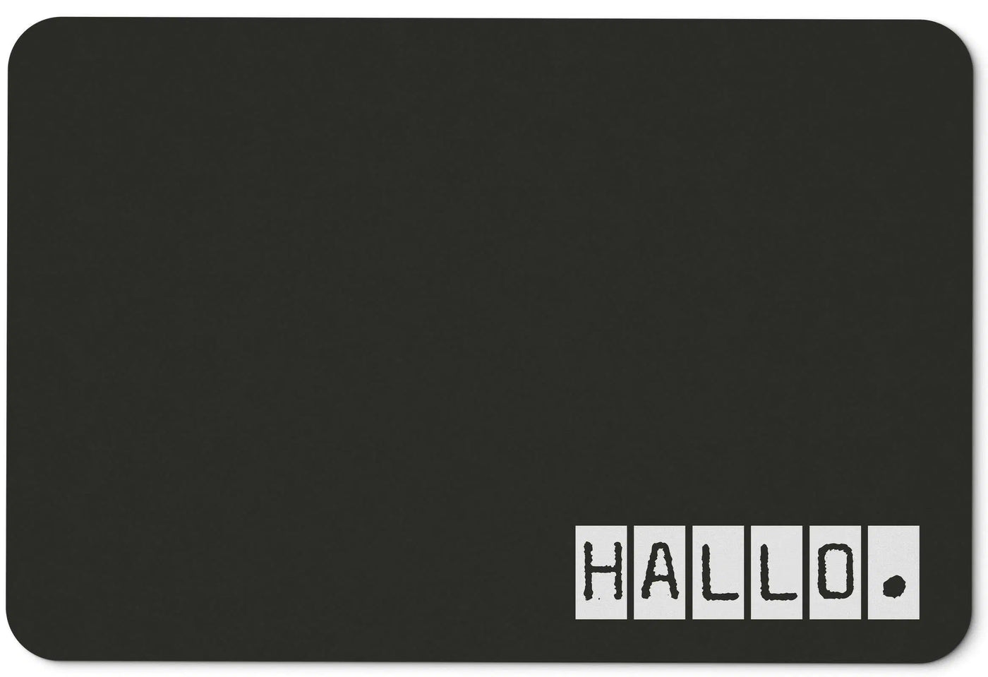 Bild: Fußmatte - Hallo Geschenkidee