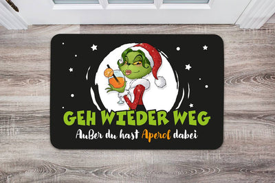 Fußmatte - Miss Grinch - Geh wieder weg! Außer Du hast Aperol dabei.