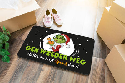 Fußmatte - Miss Grinch - Geh wieder weg! Außer Du hast Aperol dabei.