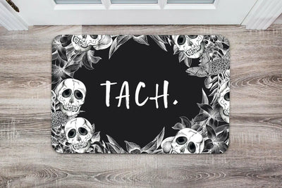 Bild: Fußmatte Totenkopf - Tach. Geschenkidee